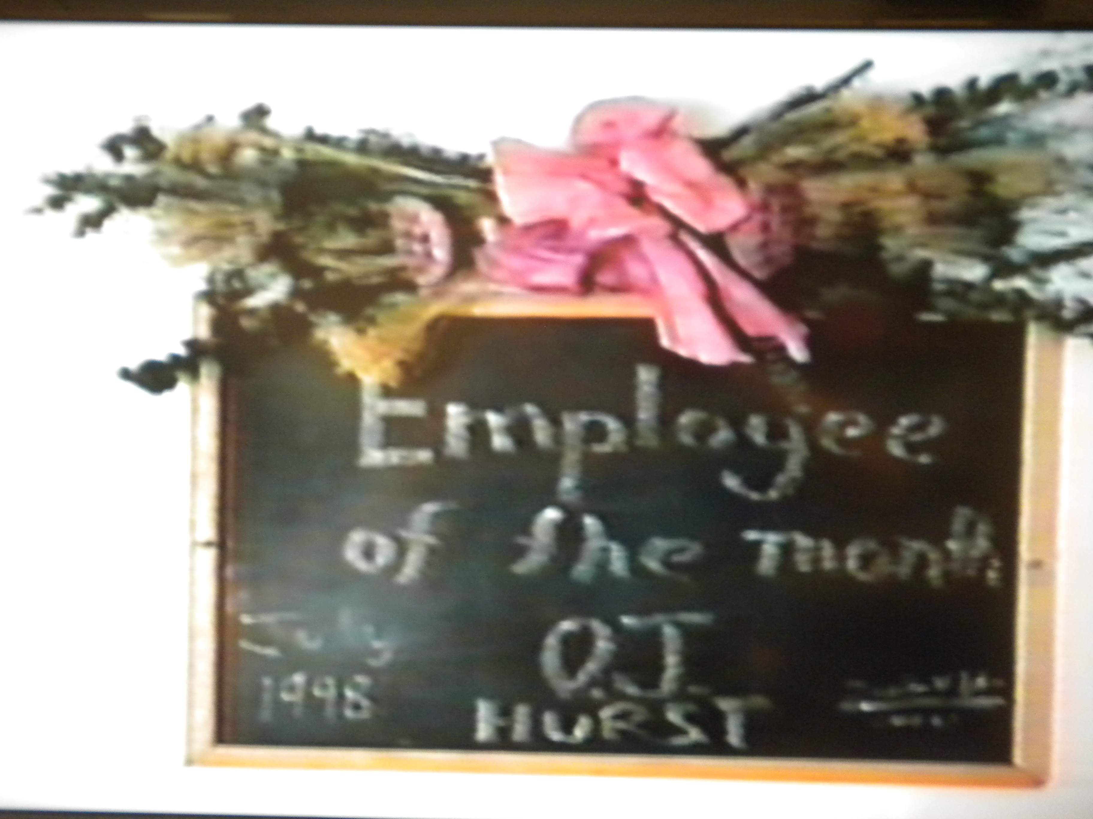 James cleaning windows at 16 years old - Employee of the Month