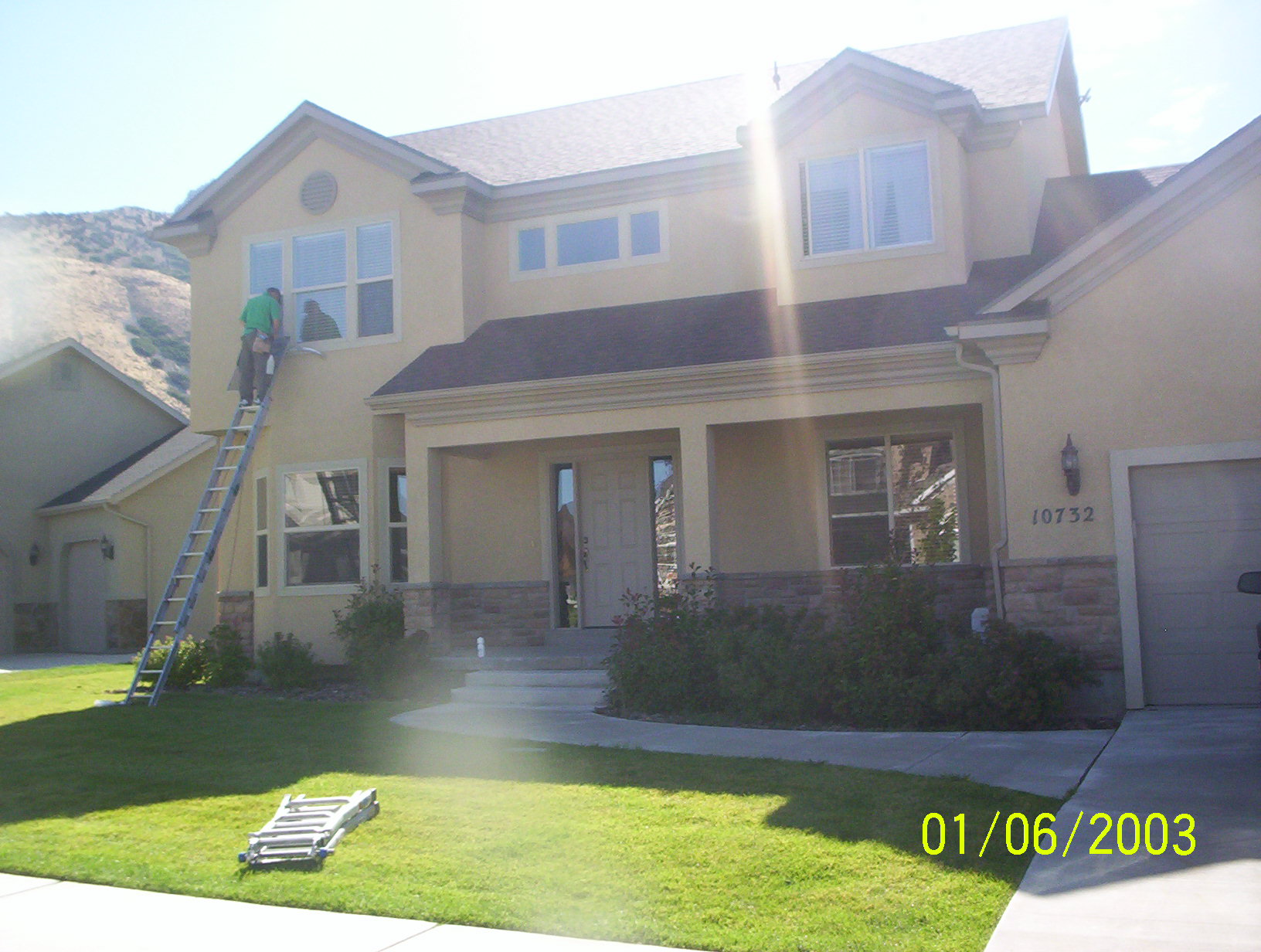 Window cleaning work